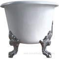 72 Double Slipper Cast Iron Bathtub For Hotel